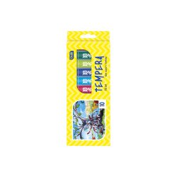 Tempera 10x7,5ml, készlet, Educa karton dobozban Tempera Educa