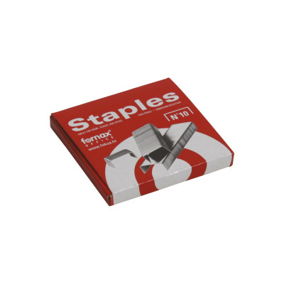 Tűzőkapocs No.10, 1000 db/doboz, Fornax Tűzőkapocs No.10, 1000 db/doboz, Fornax