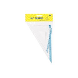 Vonalzókészlet, háromszög 13 cm és 18cm, ( 45°/60° ) 2 db/bliszter Educa Vonalzó, szögmérő Educa