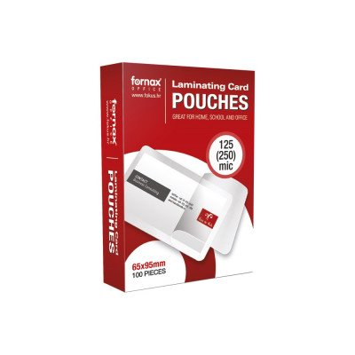 Lamináló fólia 65x95mm, TB kártya 125 micron 100 db/doboz, Fornax Lamináló fólia 65x95mm, TB kártya 125 micron 100 db/doboz, Fornax