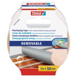 Ragasztószalag kétoldalas, 50mmx5m szöveterősítésű, visszaszedhető Tesa Ragasztószalag kétoldalas Tesa
