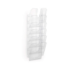 Prospektustartó A4, Durable Flexiplus 6 db/csomag, áttetsző Vizuál, irányító tábla Durable