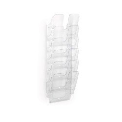 Prospektustartó A4, Durable Flexiplus 6 db/csomag, áttetsző Vizuál, irányító tábla Durable