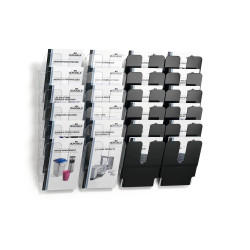 Prospektustartó A4, Durable Flexiplus 6 db/csomag, áttetsző Vizuál, irányító tábla Durable