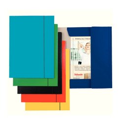 Gumis mappa A4, karton 15mm, Esselte Economy világoskék Gumis mappa Esselte