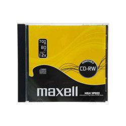 CD-RW80 12X újraírható CD normál tokban Maxell CD, DVD Maxell