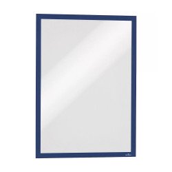 Infókeret A3, 5 db/csomag, Durable Duraframe® Magnetic sötétkék Bemutatótábla, mágneses info keret Durable