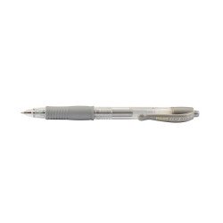 Zseléstoll 0,7mm, nyomógombos Pilot G-2, írásszín ezüst Zselés toll Pilot