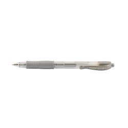 Zseléstoll 0,7mm, nyomógombos Pilot G-2, írásszín ezüst Zselés toll Pilot