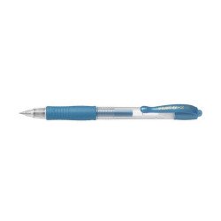 Zseléstoll 0,7mm, nyomógombos Pilot G-2, írásszín metálkék Zselés toll Pilot
