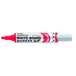Táblamarker 2,5mm, kerek hegyű, Pentel Maxiflo piros Táblamarker PENTEL