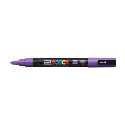Dekormarker 0,9-1,3mm, Uni Posca PC-3M lila Dekormarker 0,9-1,3mm, Uni Posca PC-3M lila