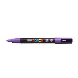 Dekormarker 0,9-1,3mm, Uni Posca PC-3M lila Dekormarker Uni