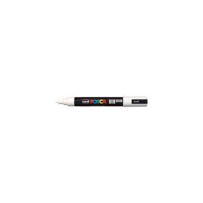 Dekormarker 1,8-2,5mm, Uni Posca PC-5M fehér Dekormarker 1,8-2,5mm, Uni Posca PC-5M fehér
