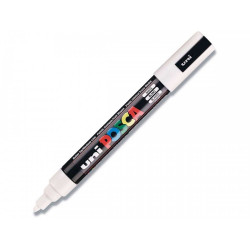 Dekormarker 1,8-2,5mm, Uni Posca PC-5M fehér Dekormarker Uni