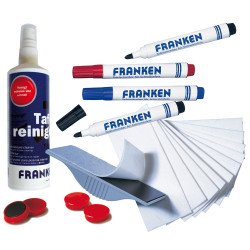 Indulókészlet fehértáblához kicsi. Franken Táblatörlő Franken