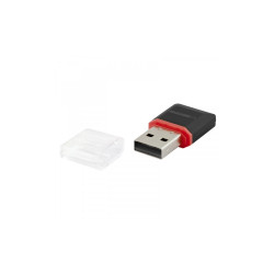 Adapter USB A 2.0 - Micro SD, fekete Kábel, elosztó Esperanza