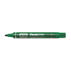 Alkoholos marker fém testű 4,3mm kerek hegyű N50-DE Pentel Extreme zöld Permanent marker PENTEL