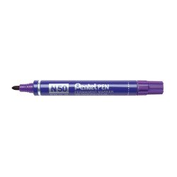 Alkoholos marker fém testű 4,3mm kerek hegyű N50-VE Pentel Extreme lila Permanent marker PENTEL