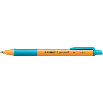 Golyóstoll nyomógombos 0,5mm, Stabilo pointball 6030/51, írásszín türkiz Golyóstoll nyomógombos 0,5mm, Stabilo pointball 6030/51, írásszín türkiz