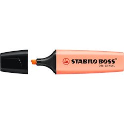 Szövegkiemelő 2-5mm, vágott hegyű, STABILO Boss original Pastel barack Szövegkiemelő Stabilo