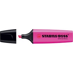 Szövegkiemelő 2-5mm, vágott hegyű, STABILO Boss original pink Szövegkiemelő Stabilo