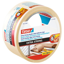 Ragasztószalag kétoldalas, 50mmx10m Extra erős Tesa Ragasztószalag kétoldalas Tesa