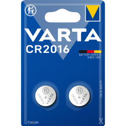 Gombelem CR 2016 2 db/csomag, Varta Elem, akkumulátor, töltő Varta