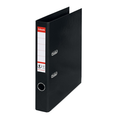 Iratrendező A4, 5cm, PP élvédő sínnel, Esselte Standard Vivida fekete Iratrendező A4, 5cm, PP élvédő sínnel, Esselte Standard Vivida fekete