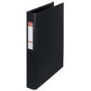 Gyűrűskönyv A4, 4,2cm, 4 gyűrű, PP Esselte Standard Vivida fekete