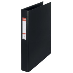Gyűrűskönyv A4, 4,2cm, 4 gyűrű, PP Esselte Standard Vivida fekete