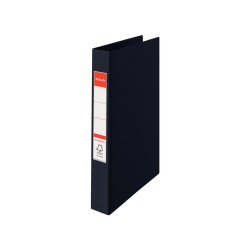 Gyűrűskönyv A4, 4,2cm, 4 gyűrű, PP Esselte Standard Vivida fekete Gyűrűskönyv Esselte