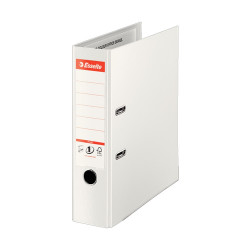 Iratrendező A4, 8cm, PP élvédő sínnel, Esselte Standard Plus Vivida fehér Iratrendező Esselte