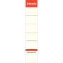 Cserecímke iratrendezőhöz, kétoldalas 30x158mm, Esselte fehér 10 db/csom