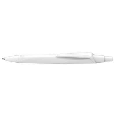 Golyóstoll nyomógombos 0,5mm, fehér test Schneider REco M, írásszín kék Golyóstoll nyomógombos 0,5mm, fehér test Schneider REco M, írásszín kék