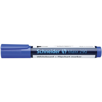 Tábla- és flipchart marker 2-3mm, kerek végű Schneider Maxx 290 kék Tábla- és flipchart marker 2-3mm, kerek végű Schneider Maxx 290 kék