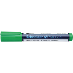 Tábla- és flipchart marker 2-3mm, kerek végű Schneider Maxx 290 zöld Táblamarker Schneider