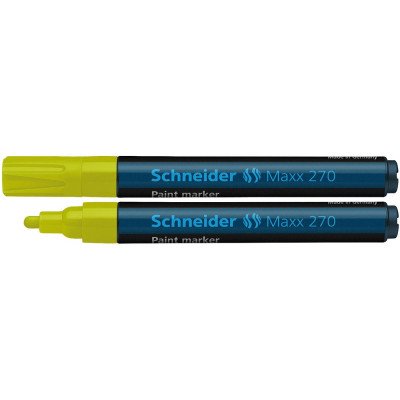 Lakkmarker 1-3mm, Schneider Maxx 270 sárga Lakkmarker 1-3mm, Schneider Maxx 270 sárga