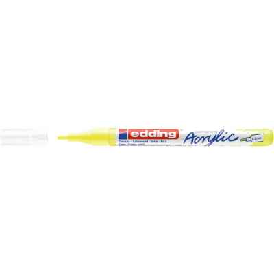 Akril marker 1-2mm, Edding 5300 neon sárga Akril marker 1-2mm, Edding 5300 neon sárga