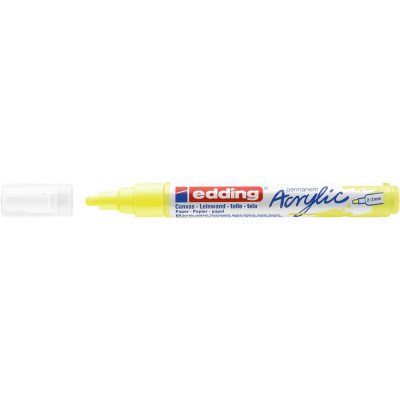 Akril marker 2-3mm, Edding 5100 neon citromsárga Akril marker 2-3mm, Edding 5100 neon citromsárga