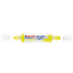 Akril marker 2-3mm, és 5-10mm, 3D kétvégű Edding 5400 neon sárga Dekormarker EDDING