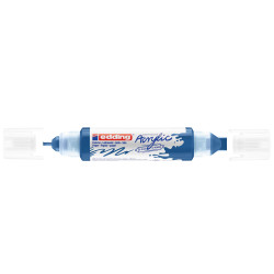Akril marker 2-3mm, és 5-10mm, 3D kétvégű Edding 5400 kék Dekormarker EDDING