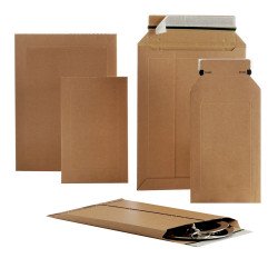 Csomagküldő webshop hullámkarton tasak A5+ 190x272mm/200x280mm E-Flute Tasak E-Flute