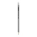 Grafitceruza HB, radíros, háromszögletű 12 db/bliszter Keyroad Black