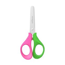 Olló 13 cm tompa fejű Keyroad Start zöld rózsaszín Ollók, kések Keyroad