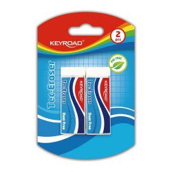 Radír, PVC mentes 2 db/bliszter Keyroad Tec Eraser Radír Keyroad