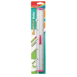 Vonalzó 30 cm, fém Keyroad Measure Clip vegyes színek Vonalzó, szögmérő Keyroad