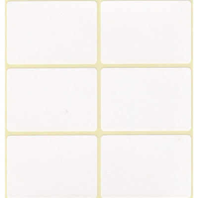 Etikett címke, 35x50mm, 10 lap, 6 címke/lap