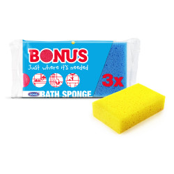 Fürdőszivacs 3 db/csomag Bonus B057 Szivacsok, kendők, súrolók Bonus