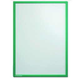 Infókeret A4, mágneses Franken zöld Bemutatótábla, mágneses info keret Franken